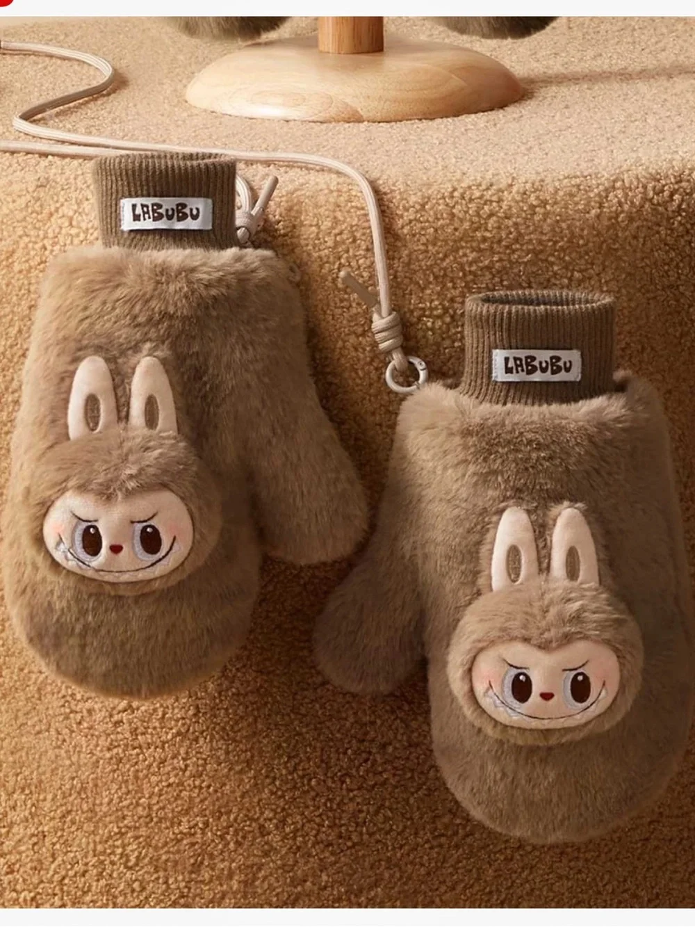 Labubu mittens